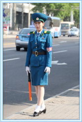 One of many lady traffic cops
