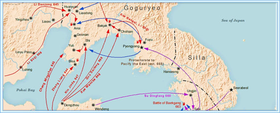 The invasions in and out of North Korea