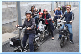 E-bike tour of the Hutongs
